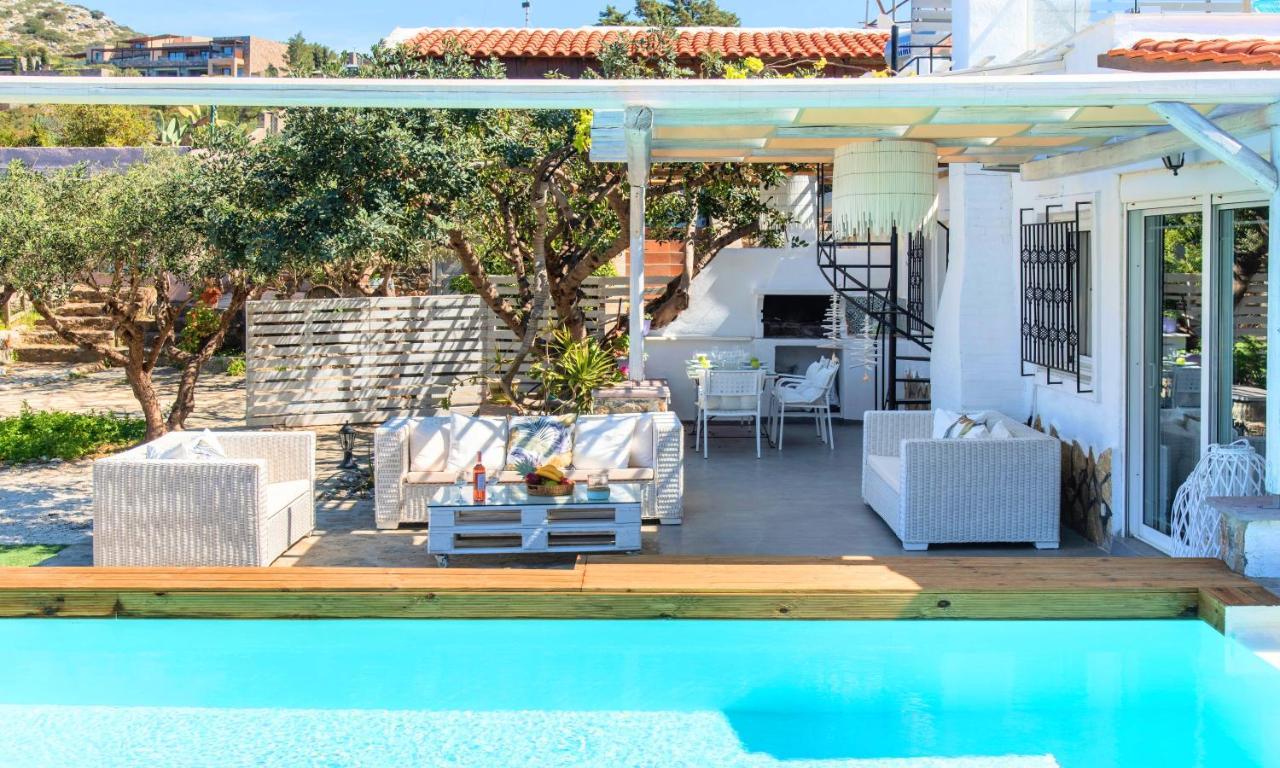 Cretan Lodge Heated Pool Agios Nikolaos  Exterior photo