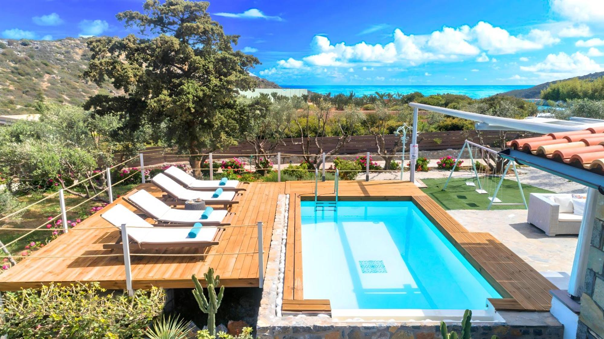 Cretan Lodge Heated Pool Agios Nikolaos  Exterior photo