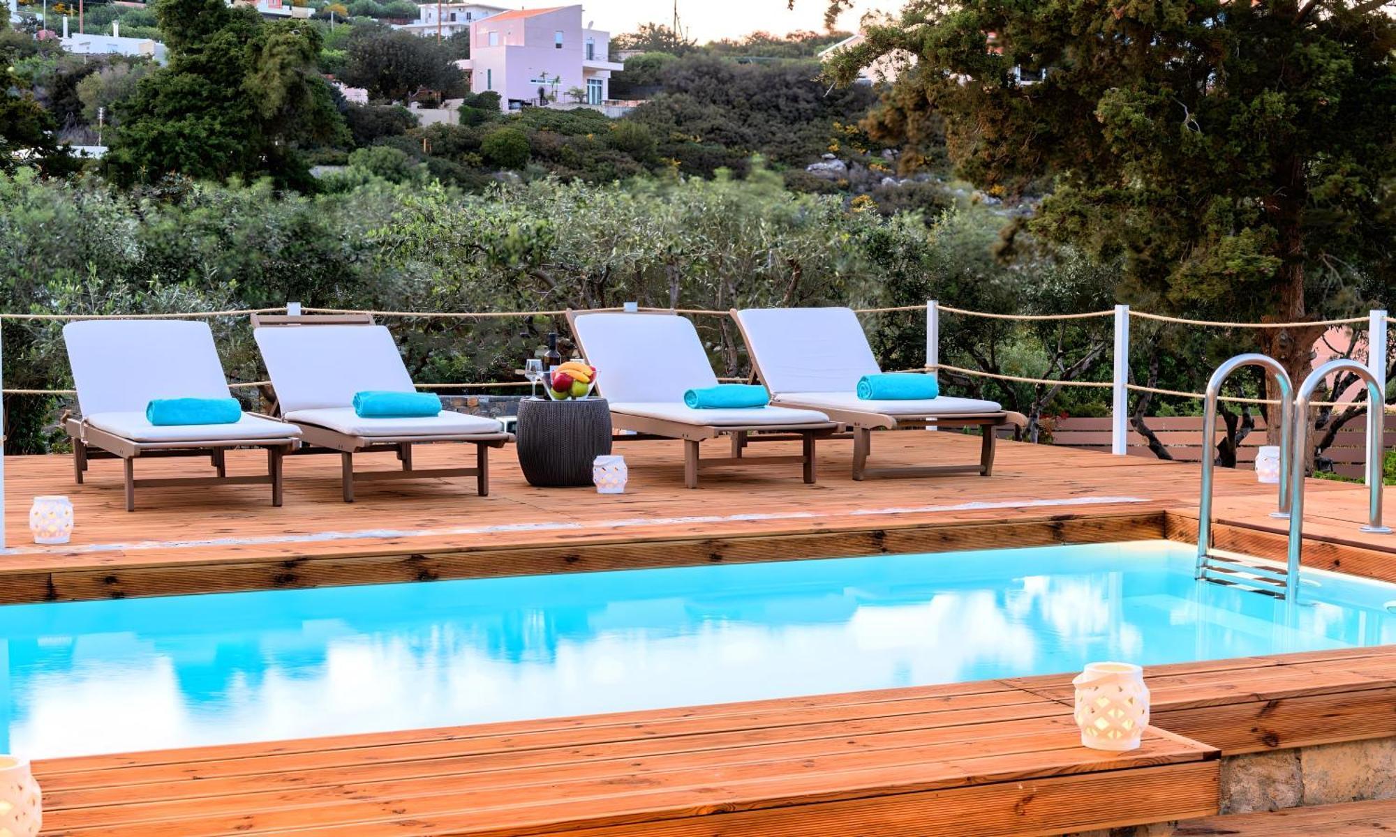 Cretan Lodge Heated Pool Agios Nikolaos  Exterior photo