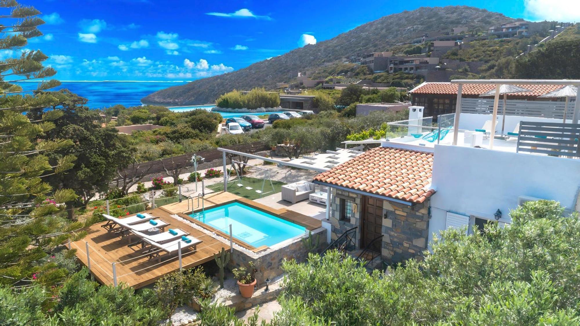 Cretan Lodge Heated Pool Agios Nikolaos  Exterior photo